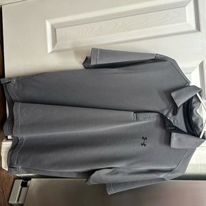 Men’s large Under Armour polo in grey